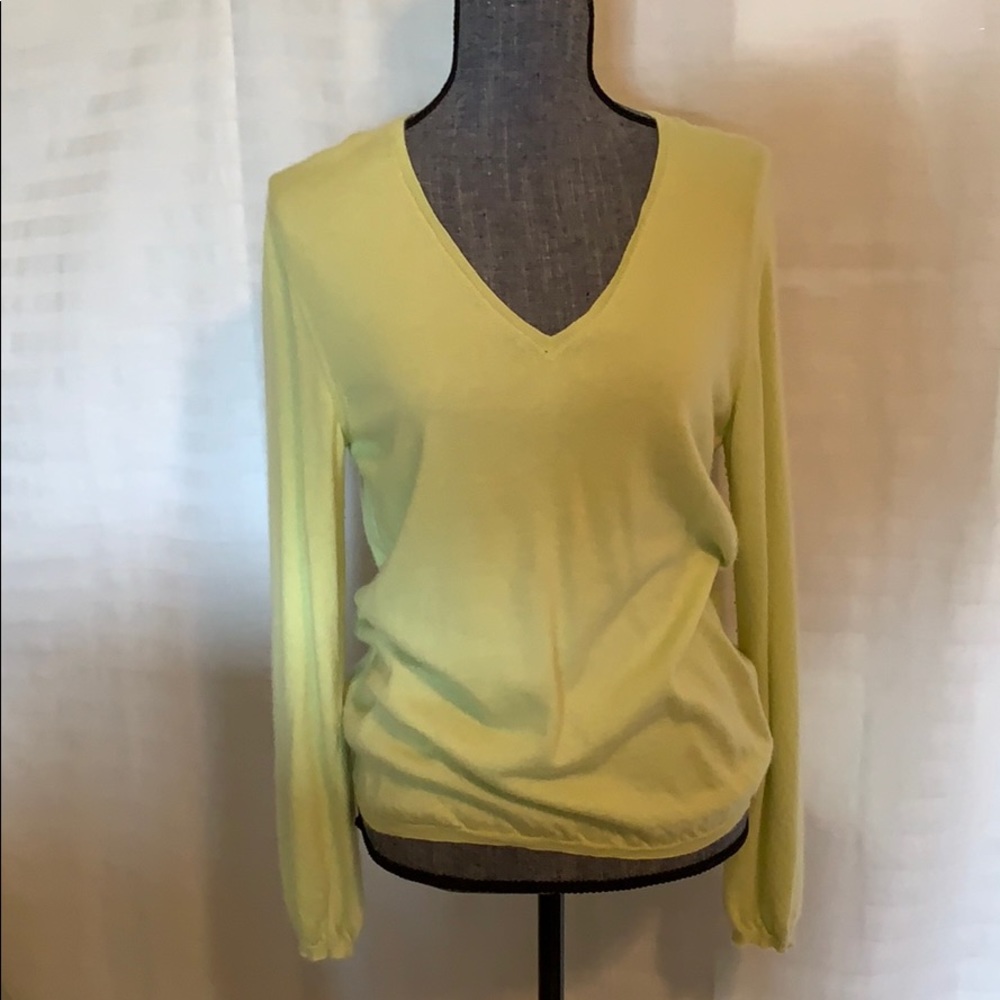 Manrico 100% Cashmere Sweater Mint Green